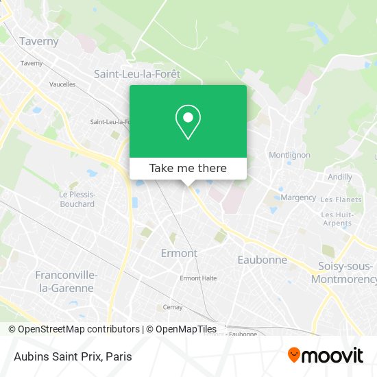 Aubins Saint Prix map