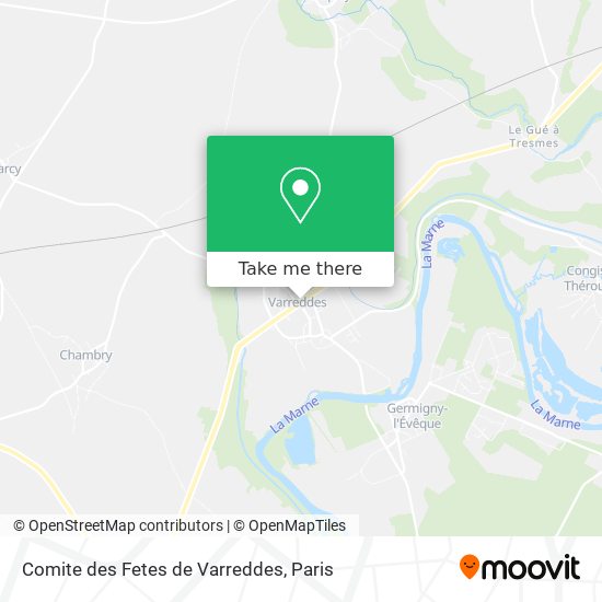 Comite des Fetes de Varreddes map