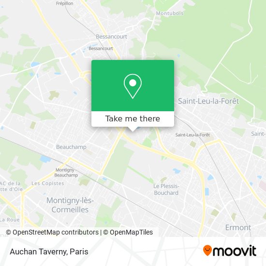 Auchan Taverny map