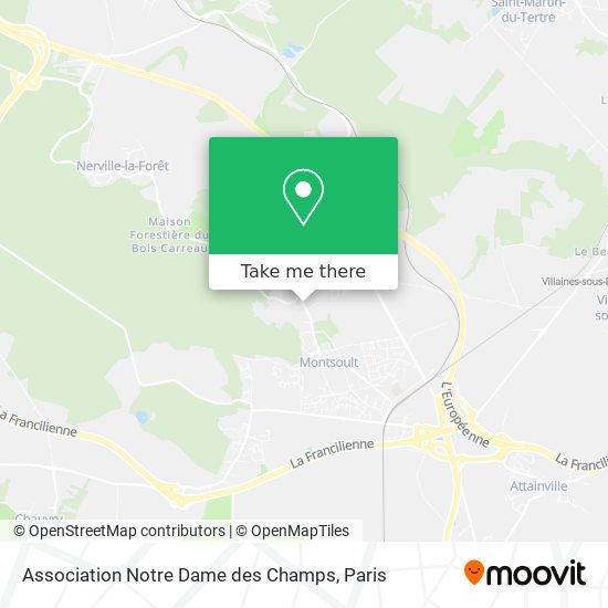 Association Notre Dame des Champs map