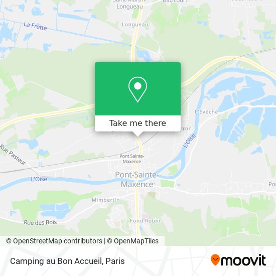 Camping au Bon Accueil map