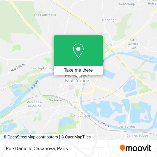 Rue Danielle Casanova map