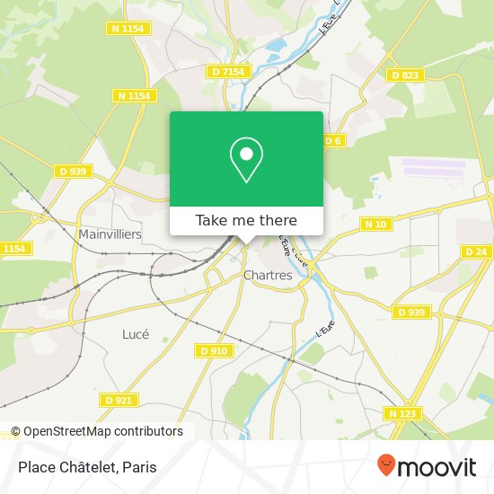 Place Châtelet map