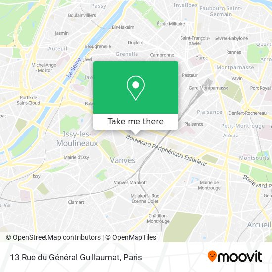 13 Rue du Général Guillaumat map