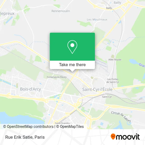 Rue Erik Satie map