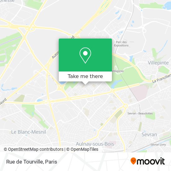Mapa Rue de Tourville