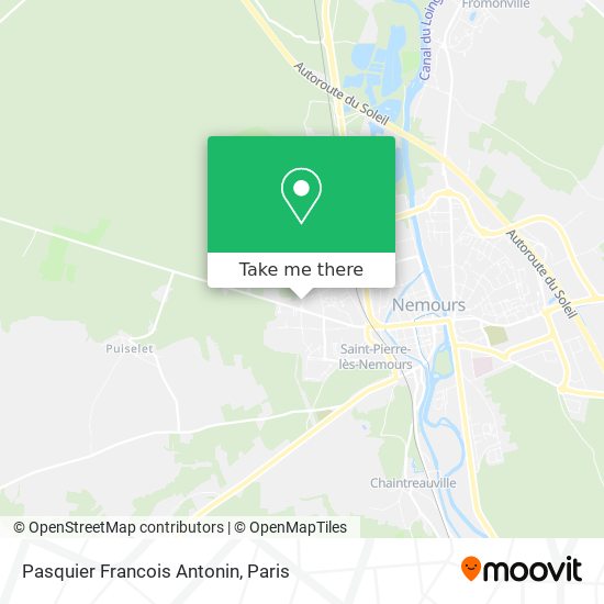 Pasquier Francois Antonin map