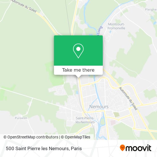 500 Saint Pierre les Nemours map