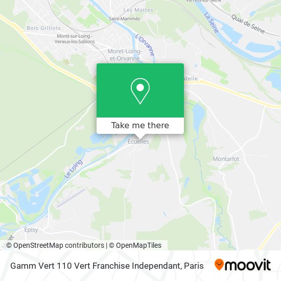 Mapa Gamm Vert 110 Vert Franchise Independant