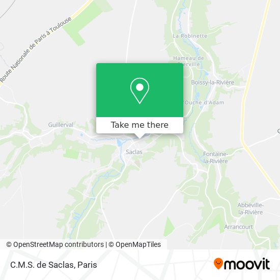 C.M.S. de Saclas map