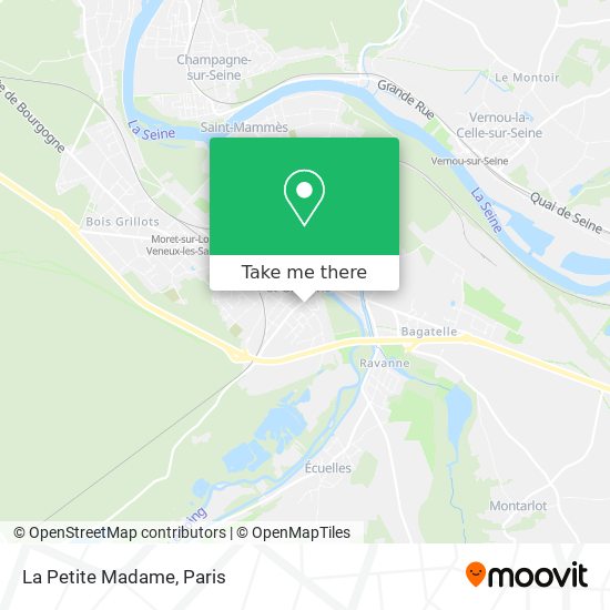 La Petite Madame map