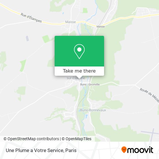 Mapa Une Plume a Votre Service