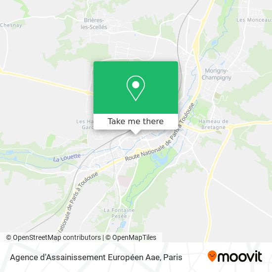 Agence d'Assainissement Européen Aae map