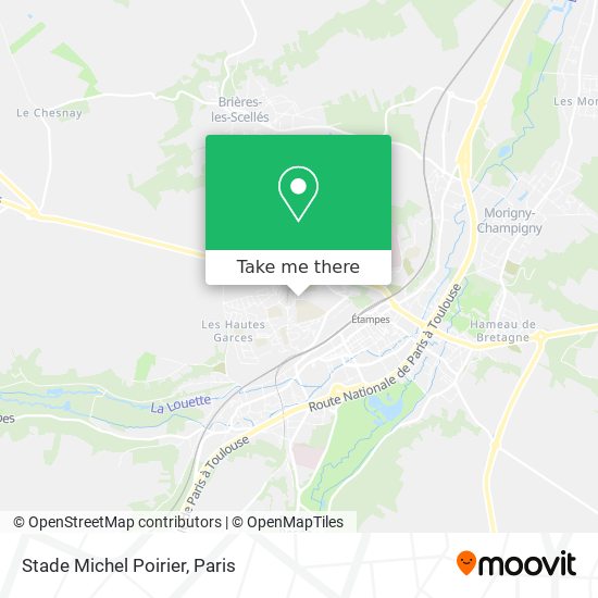 Stade Michel Poirier map