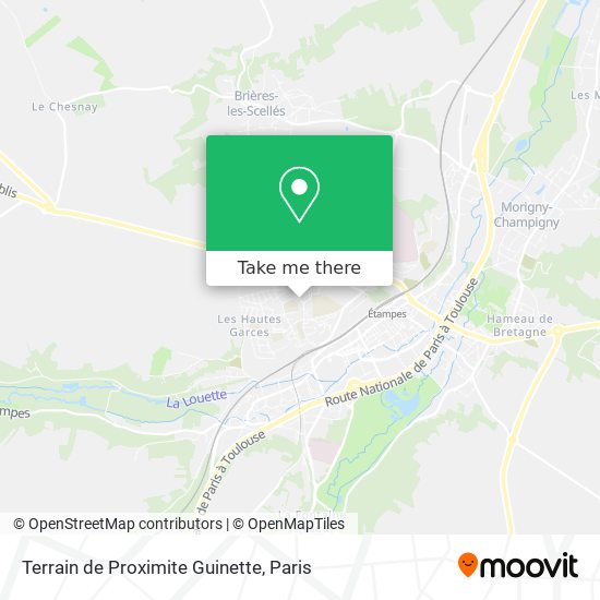 Mapa Terrain de Proximite Guinette