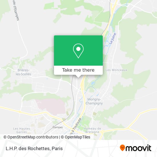 Mapa L.H.P. des Rochettes