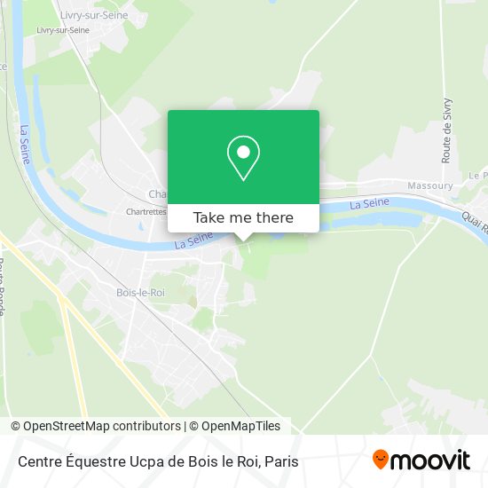 Centre Équestre Ucpa de Bois le Roi map