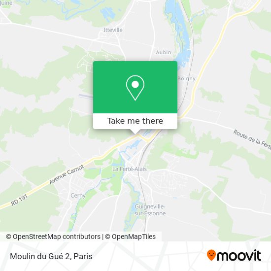 Mapa Moulin du Gué 2