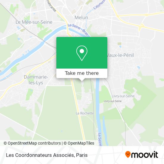 Les Coordonnateurs Associés map