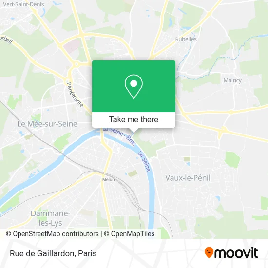Rue de Gaillardon map
