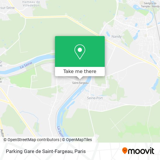 Mapa Parking Gare de Saint-Fargeau