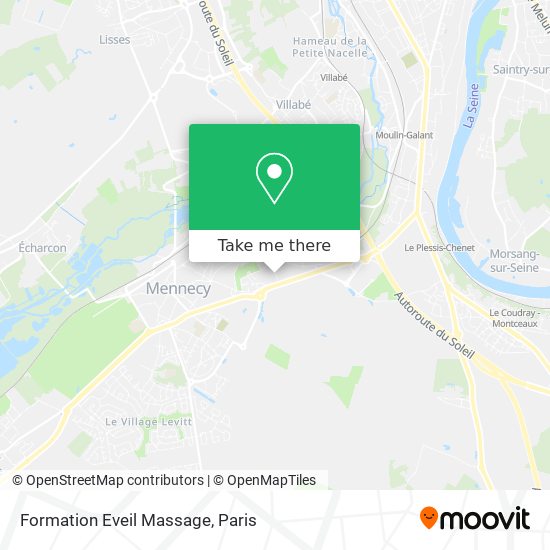 Formation Eveil Massage map