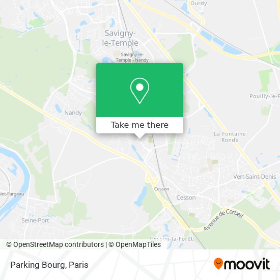 Parking Bourg map