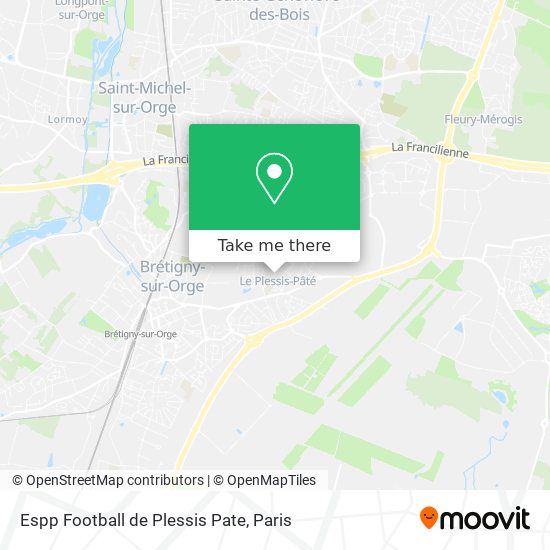 Mapa Espp Football de Plessis Pate