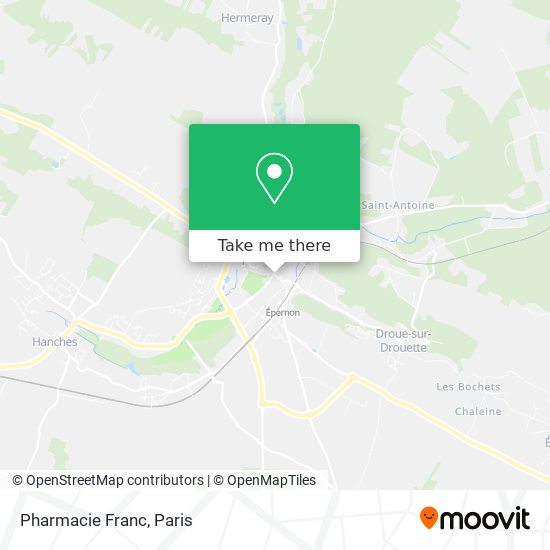 Pharmacie Franc map