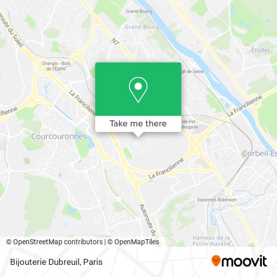 Bijouterie Dubreuil map
