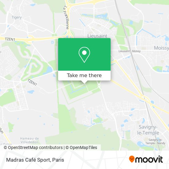 Madras Café Sport map