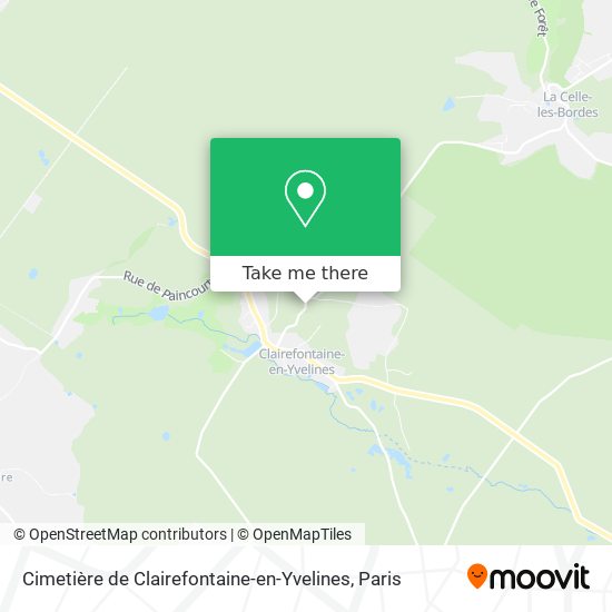 Cimetière de Clairefontaine-en-Yvelines map