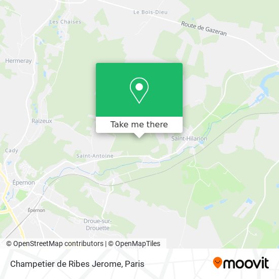 Mapa Champetier de Ribes Jerome