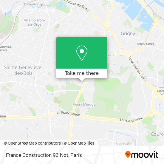 France Construction 93 Not map