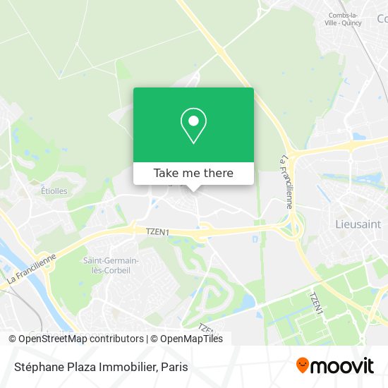 Stéphane Plaza Immobilier map