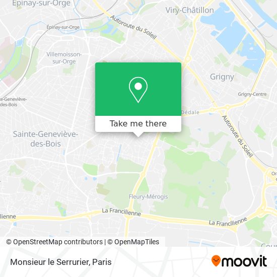 Monsieur le Serrurier map