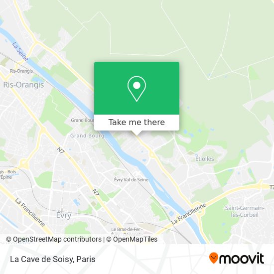 Mapa La Cave de Soisy