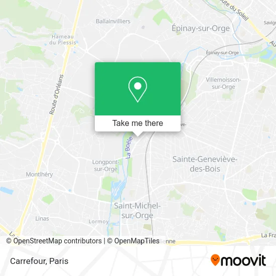 Carrefour map