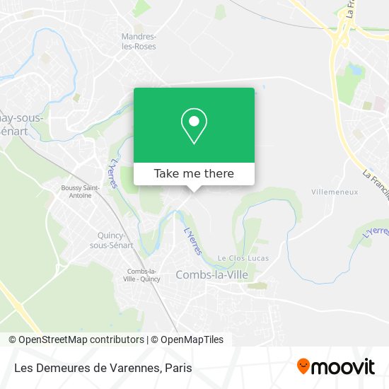 Les Demeures de Varennes map