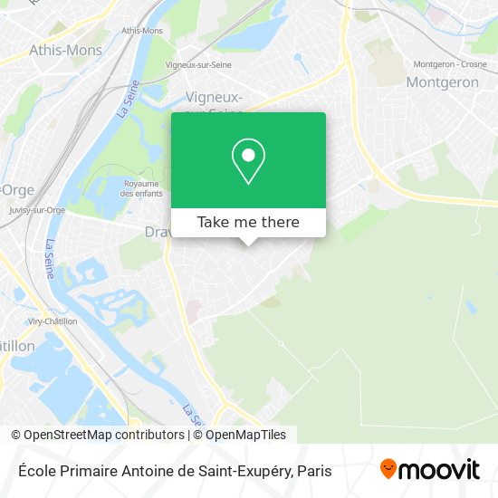 Mapa École Primaire Antoine de Saint-Exupéry