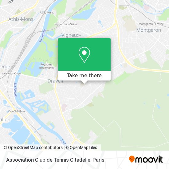 Association Club de Tennis Citadelle map