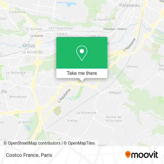 Costco France map