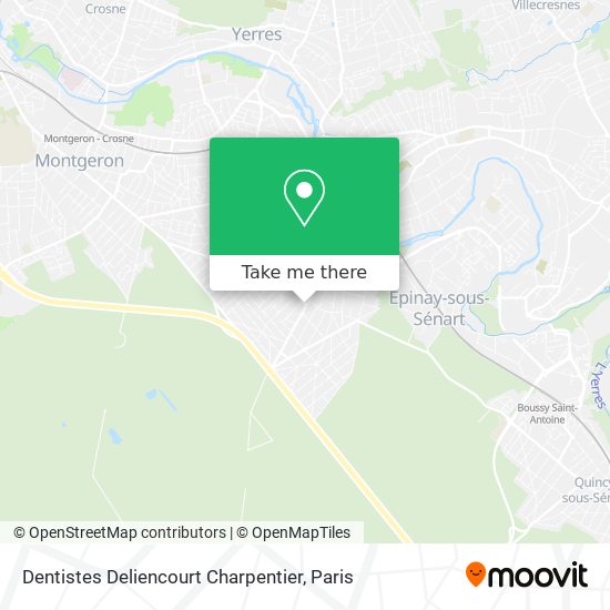 Mapa Dentistes Deliencourt Charpentier