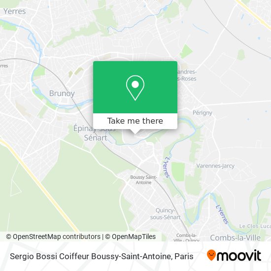 Sergio Bossi Coiffeur Boussy-Saint-Antoine map