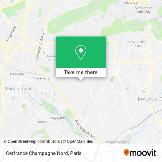 Mapa Cerfrance Champagne Nord