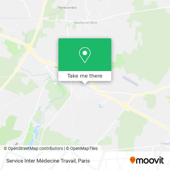 Service Inter Médecine Travail map