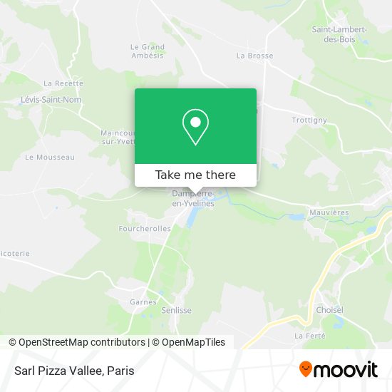 Mapa Sarl Pizza Vallee