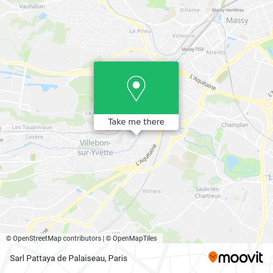 Sarl Pattaya de Palaiseau map