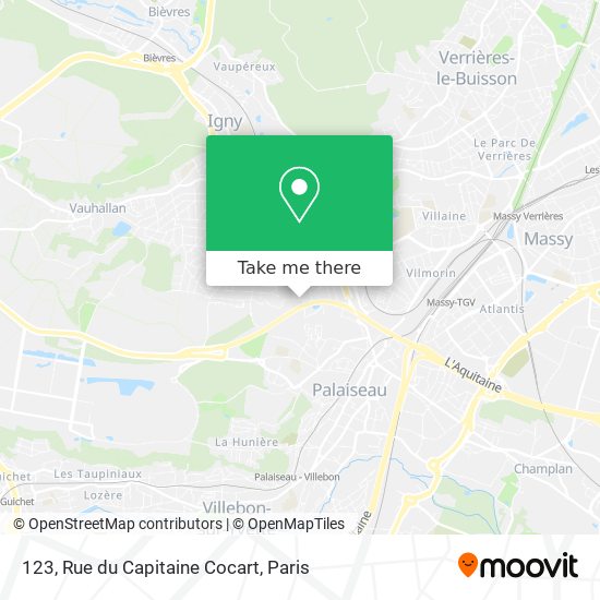123, Rue du Capitaine Cocart map