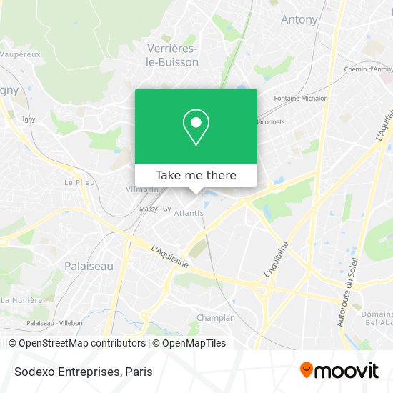 Sodexo Entreprises map